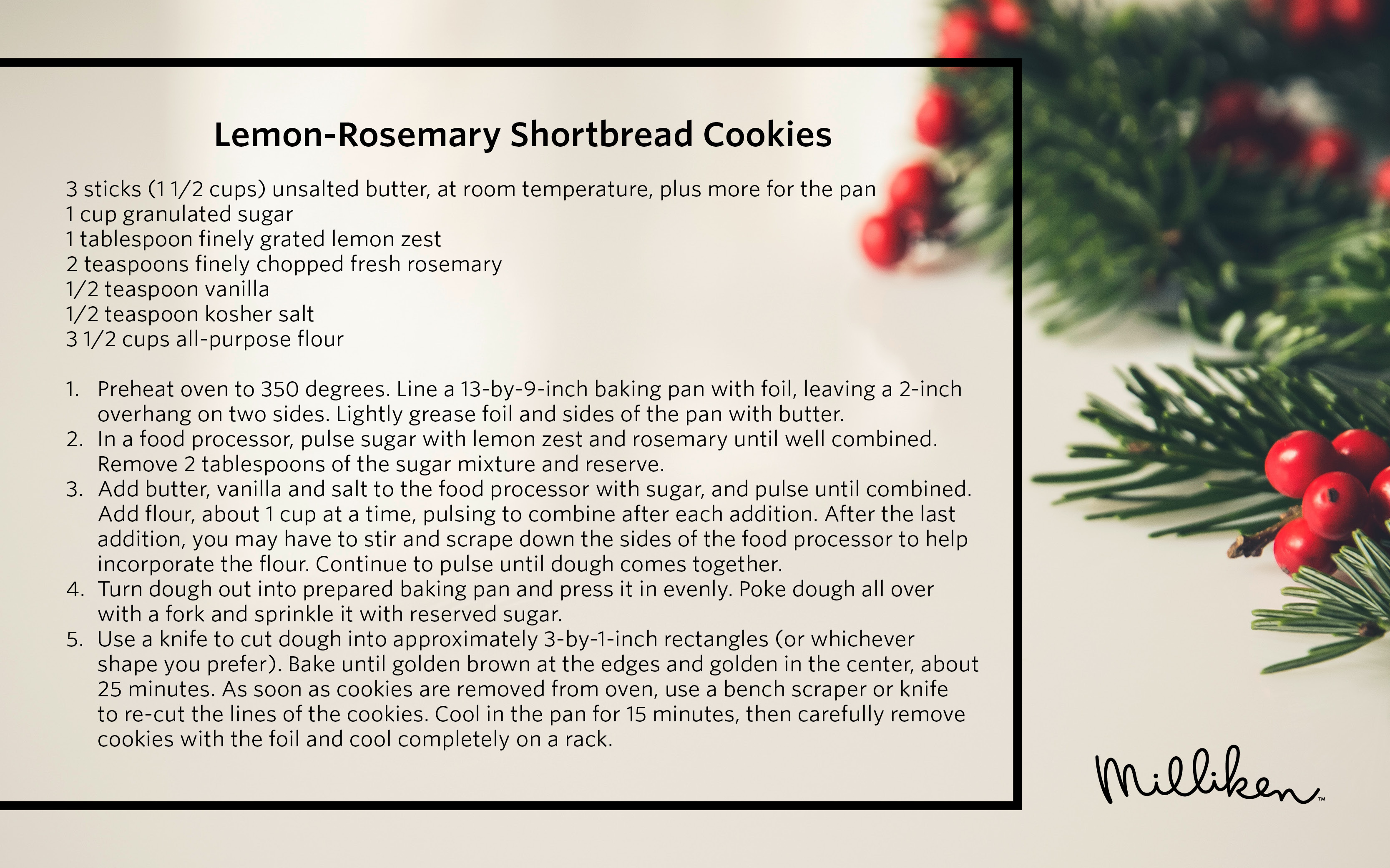 Lemon-Rosemary Cookies